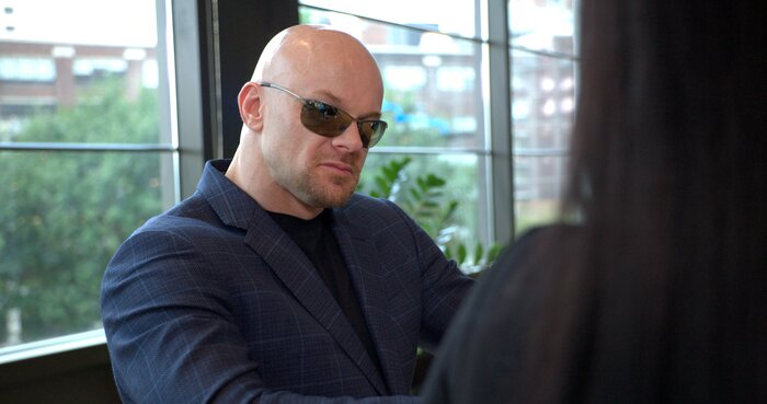 Intimate close-up portrait of Chad E Foster, motivational speaker